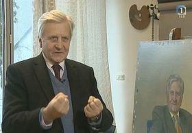 Rudi Španzel Video Portret bannika Tricheta naslikal Slovenec Rudi panzel