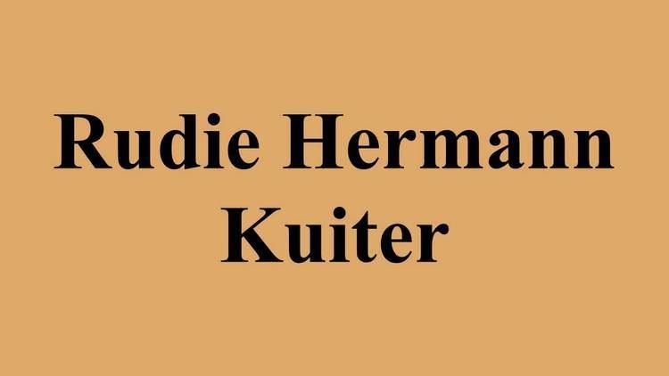 Rudie Hermann Kuiter Rudie Hermann Kuiter YouTube