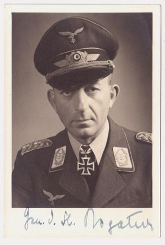 Rudolf Bogatsch Signed portrait of General der Flieger Rudolf Bogatsch Listing 264