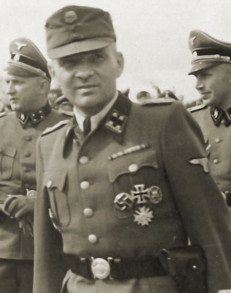 Rudolf Hoss wearing his uniform as a Lieutenant Colonel