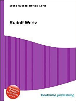 Rudolf Wertz Rudolf Wertz Amazoncouk Ronald Cohn Jesse Russell Books