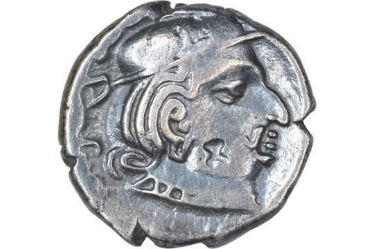 Rudrasen II Silver Drachma Coin of Rudrasen II of Western Kshatrapas Western