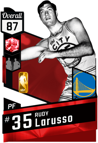 Rudy LaRusso 65 Rudy Larusso 87 MyTEAM Ruby Card 2KMTCentral