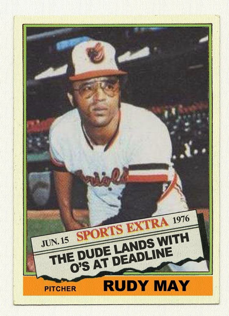 Rudy May The Baseball Card Blog 1976 Topps Traded The Missing Cards 481T