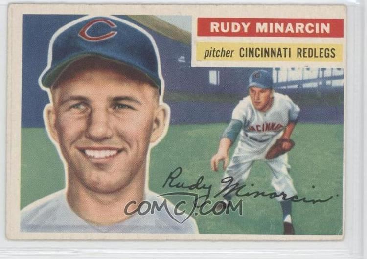 Rudy Minarcin 1956 Topps Base 361 Rudy Minarcin Gray Back COMC Card