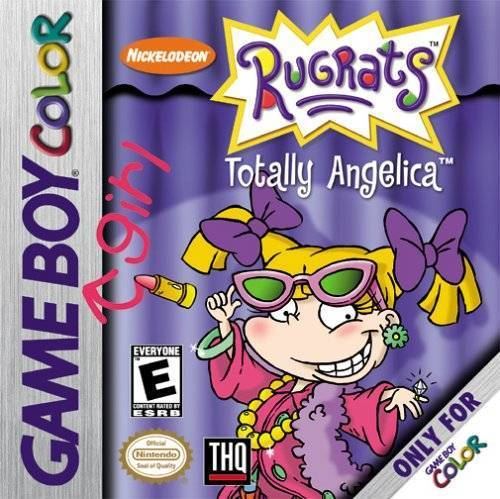 Rugrats: Totally Angelica Rugrats Totally Angelica Box Shot for Game Boy Color GameFAQs