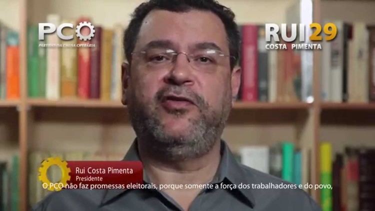 Rui Costa Pimenta Eleies 2014 Candidato a presidente do PCO Rui Costa