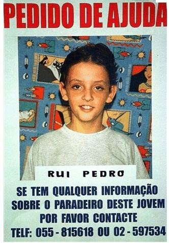 Rui Pedro Teixeira Mendonça RUI PEDRO TEIXEIRA MENDONA DESAPARECIDO