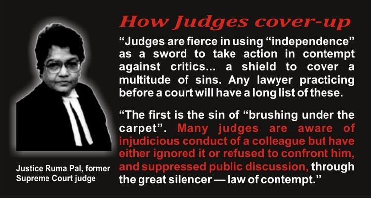 Ruma Pal Justice Ruma Pal on judges shielding corruption with