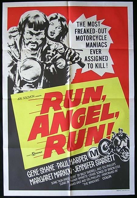 Run, Angel, Run! RUN ANGEL RUN 69 Daybill Movie Poster William Smith BIKER MOTORCYCLE