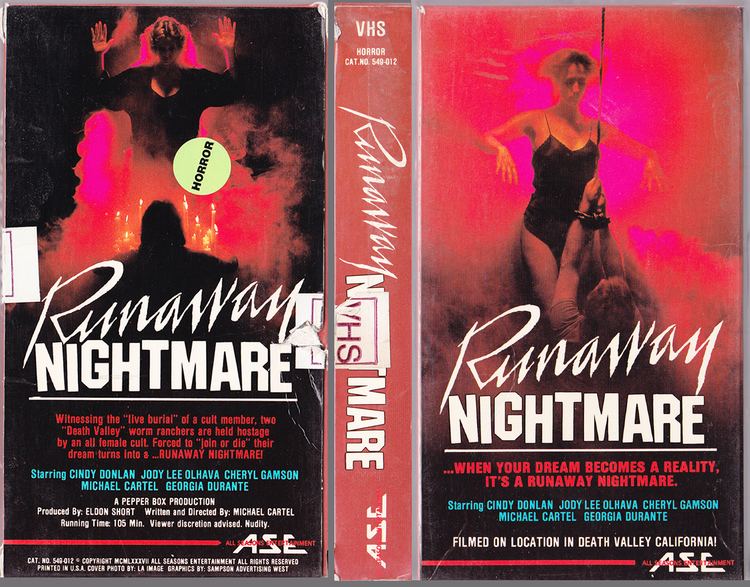 Runaway Nightmare VHS WASTELAND YOUR HOME FOR HIGH RESOLUTION SCANS OF RARE STRANGE