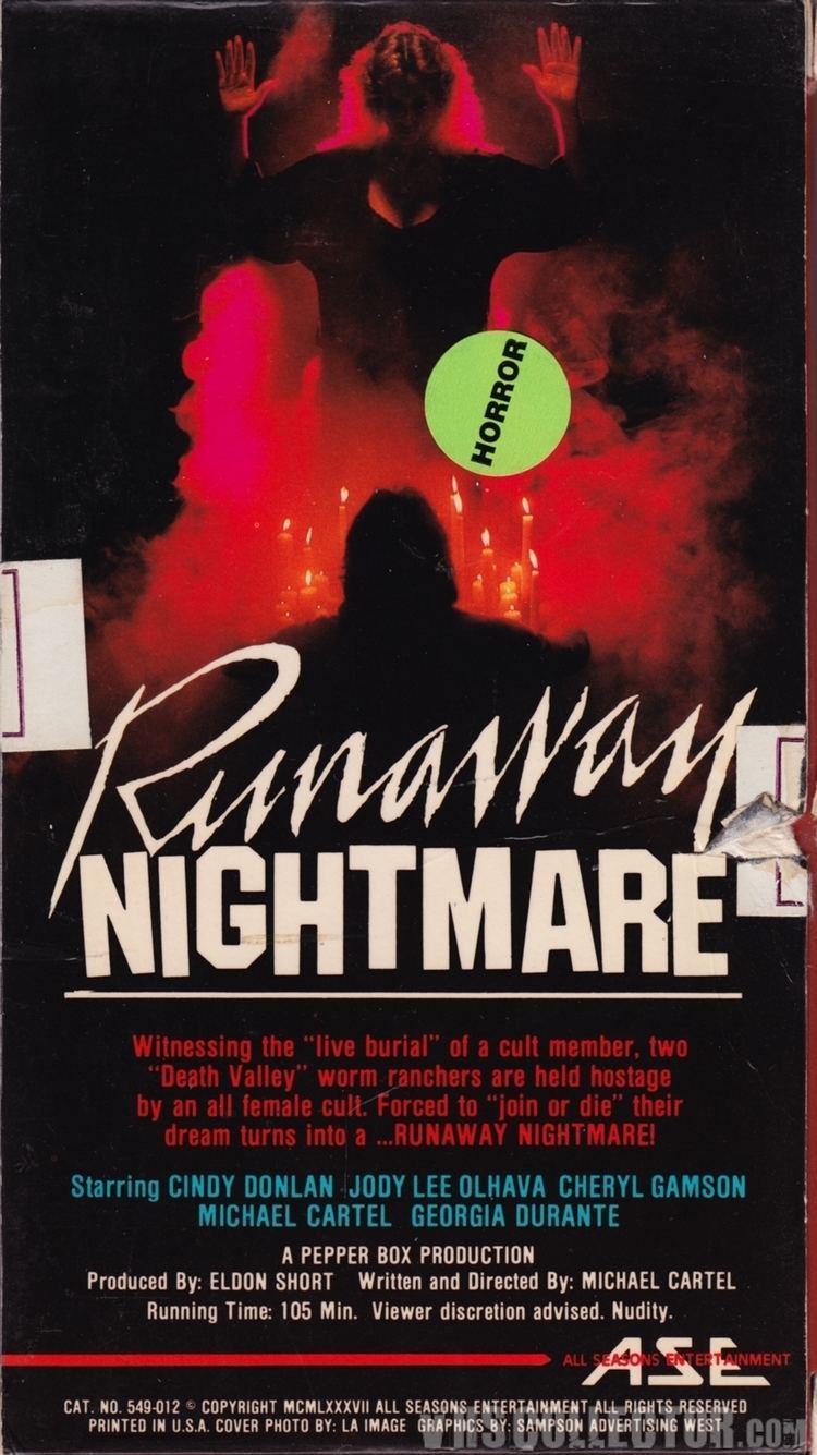 Runaway Nightmare Runaway Nightmare VHSCollectorcom Your Analog Videotape Archive