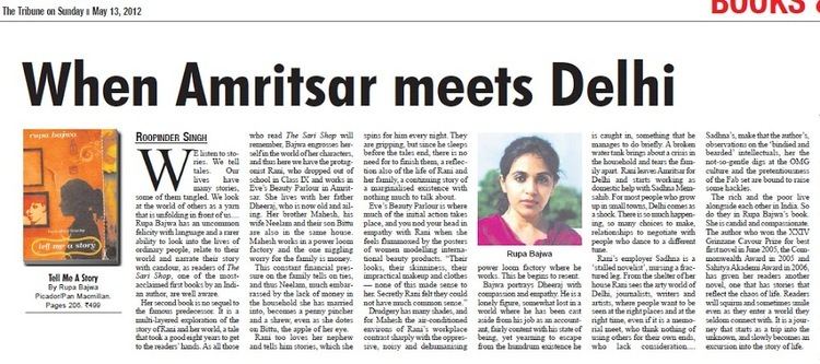 Rupa Bajwa When Amritsar meets Delhi Roopinder Singh journalist author