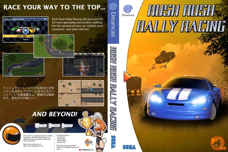 Rush Rush Rally Racing PALNTSC Rush Rush Rally Racing Cover Art Dreamcast Razor39s