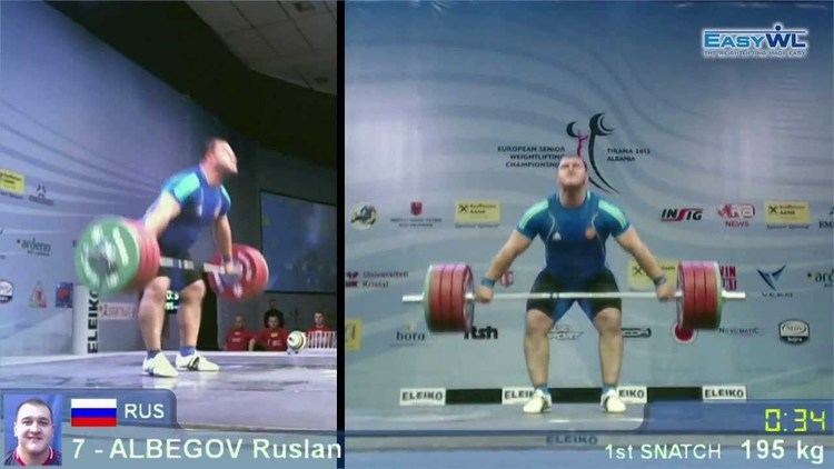 Ruslan Albegov Ruslan Albegov at 2013 European Weightlifting Champs YouTube