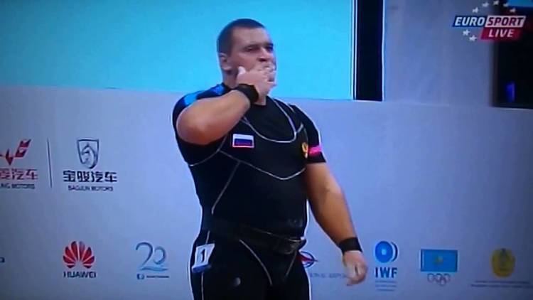 Ruslan Albegov Ruslan AlbegovWorld weightlifting championships 2014 105 KG YouTube