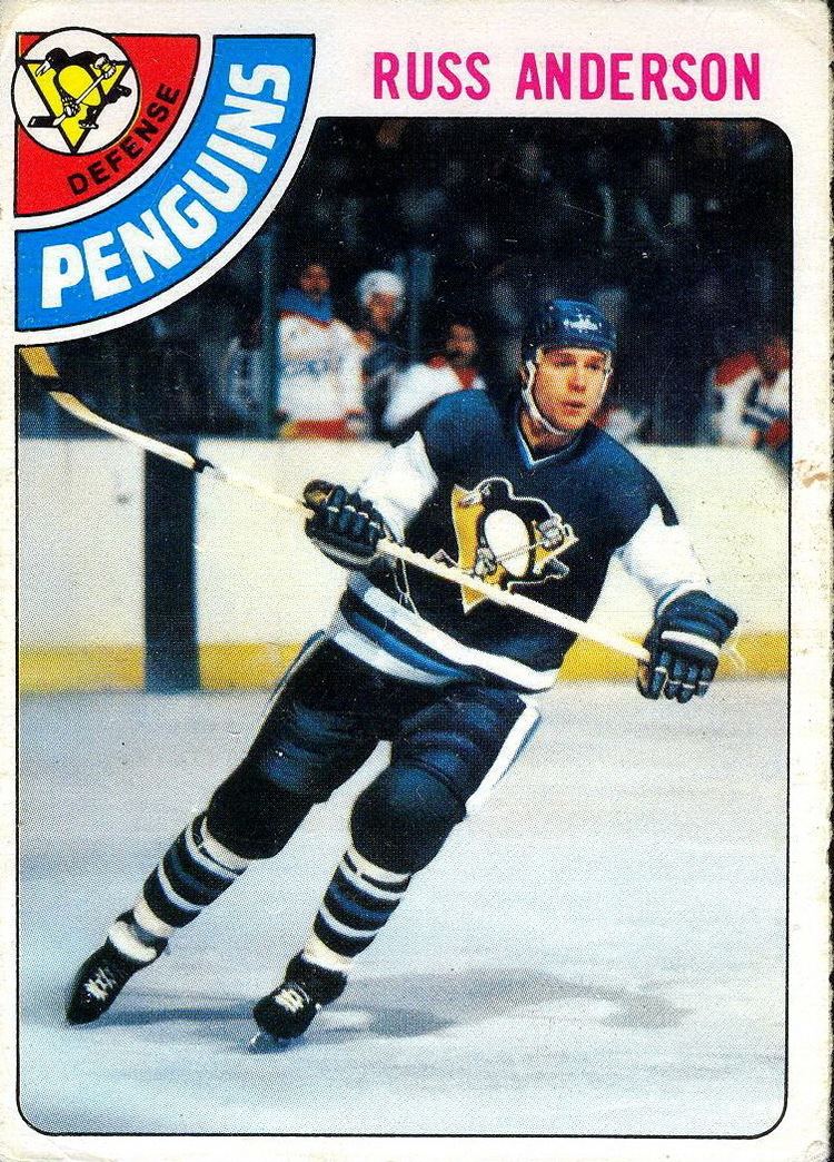 Russ Anderson Russ Anderson Players cards since 1977 1980 penguinshockey