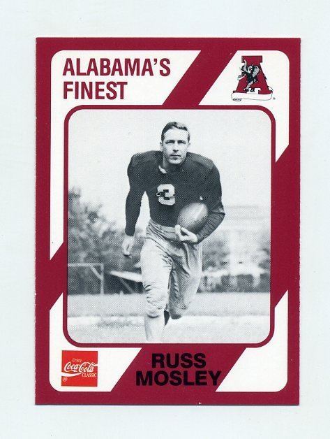 Russ Mosley 1989 Alabama Coke 580 Football 327 Russ Mosley Alabama Crimson Tide