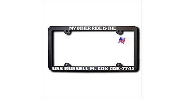 Russell M. Cox Amazoncom My Other Ride USS RUSSELL M COX DE774 License Frame