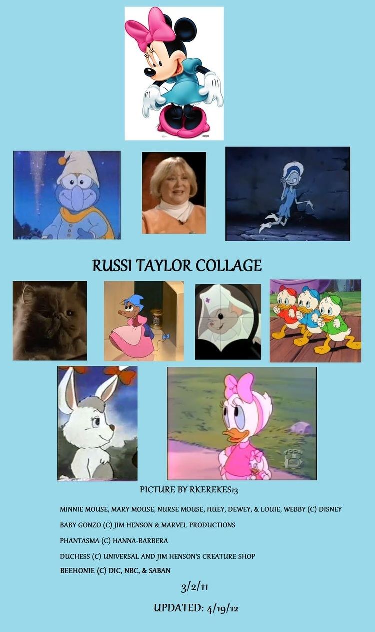 Russi Taylor Russi Taylor Same Voice Actor Know Your Meme