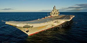 Russian aircraft carrier Admiral Kuznetsov httpsuploadwikimediaorgwikipediacommonsthu