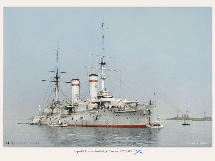 Russian battleship Tsesarevich Imperial Russian battleship Tsesarevich 1913 Russian