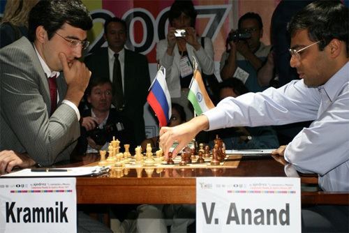 Russian chess grandmaster VLADIMIR KRAMNIK Russian chess grandmaster VLADIMIR KRAMNIK