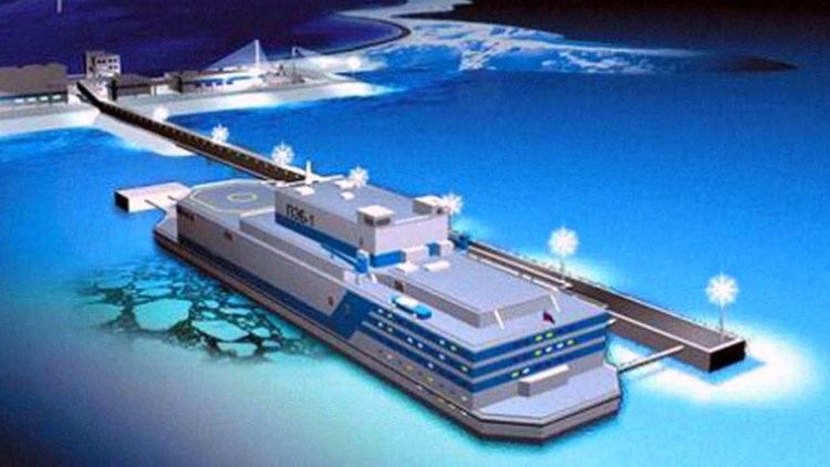 Russian floating nuclear power station Russia Plans Floating Nuclear Power Plant YouTube