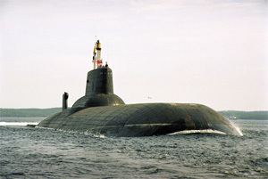 Russian submarine Dmitri Donskoi (TK-208) TK208 Dmitry Donskoy