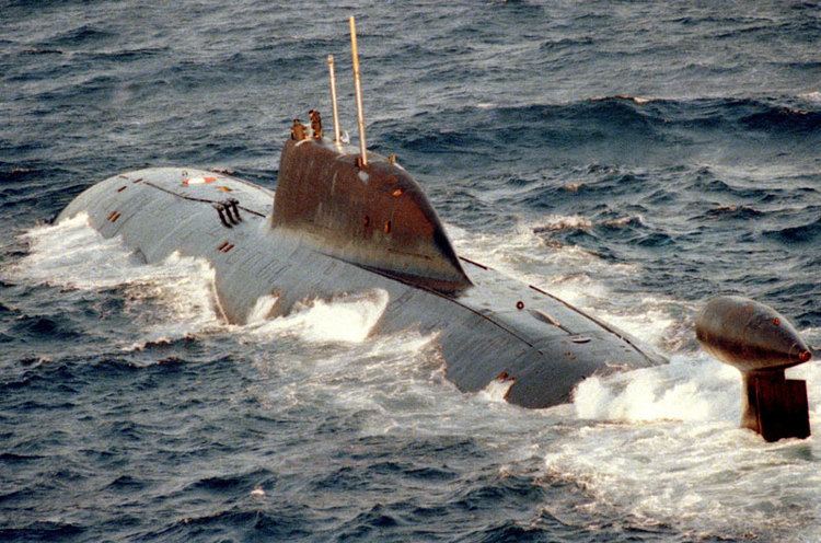 Russian submarine Dmitri Donskoi (TK-208) RFS Dmitri Donskoi TK208 Ballistic Missile Submarine
