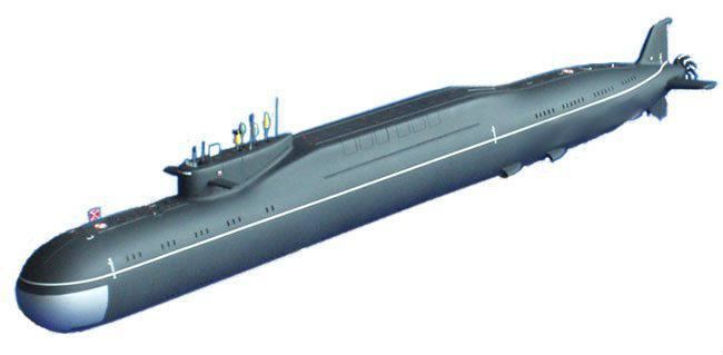 Russian submarine Yury Dolgorukiy (K-535) K 535 Yuri Dolgorukiy At Sea