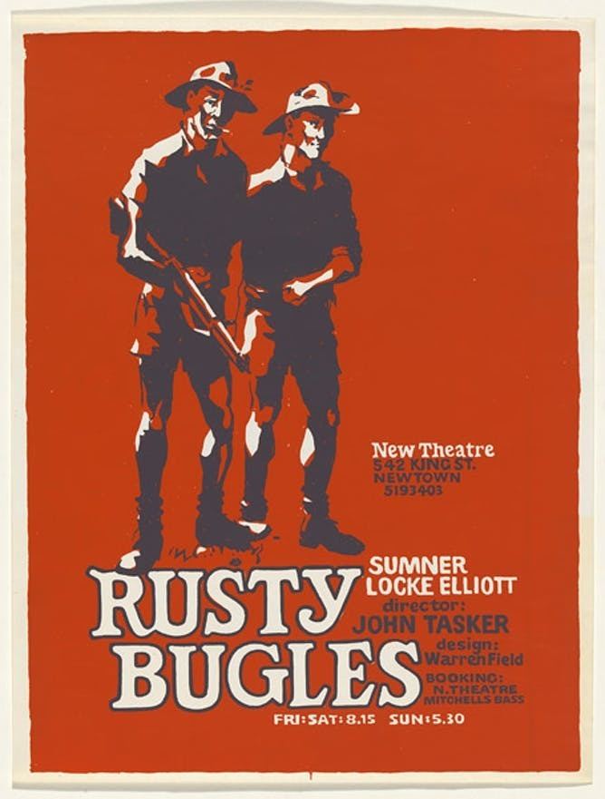 Rusty Bugles The great Australian plays speaking Orstyrlian in Rusty Bugles