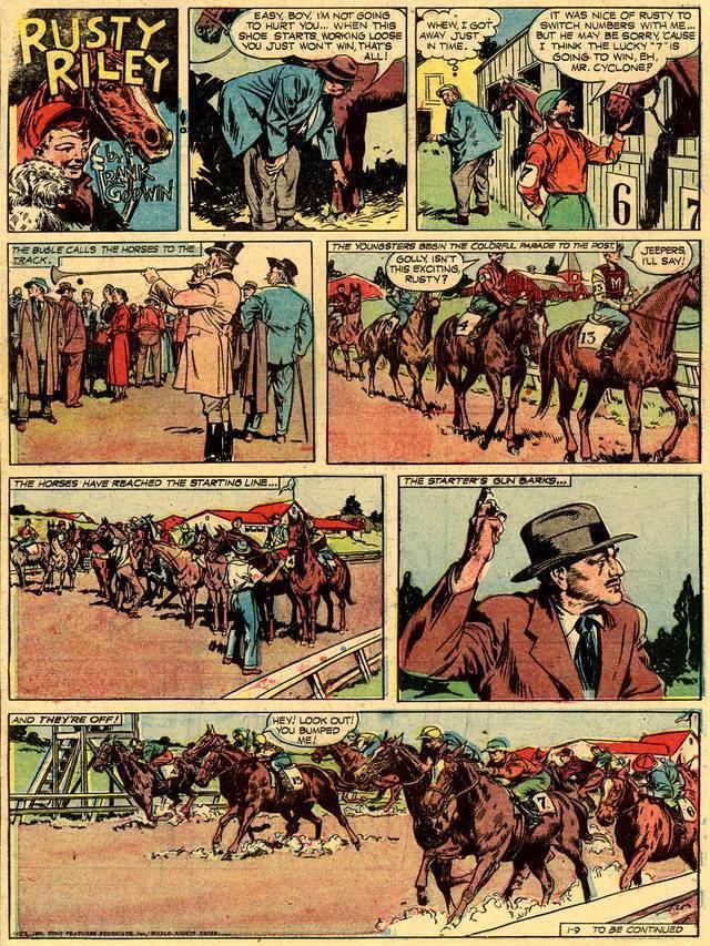 Rusty Riley Rusty Riley39 forgotten Lexingtonbased horse industry comic strip