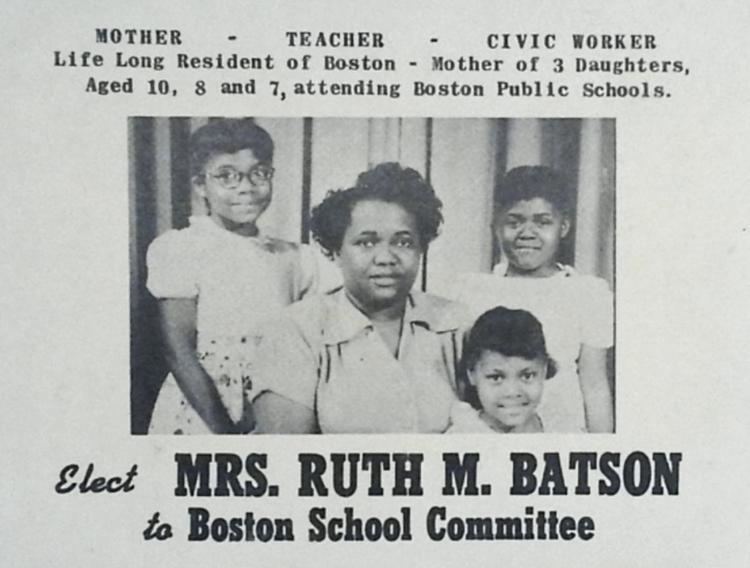 Ruth Batson Black History Month Profile Ruth Batson Bostongov