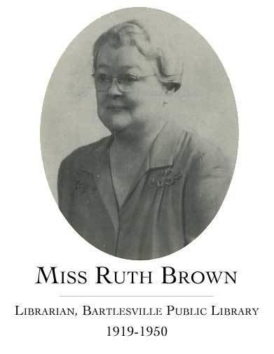 Ruth Brown (librarian) Ruth Brown Statue Project for Bartlesville Public Library