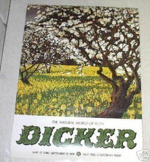 Ruth Dicker RUTH DICKER NUT TREE LANDSCAPE POSTER PRINT VACAVILLE CA