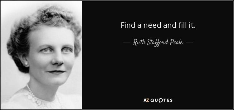 Ruth Stafford Peale TOP 5 QUOTES BY RUTH STAFFORD PEALE AZ Quotes