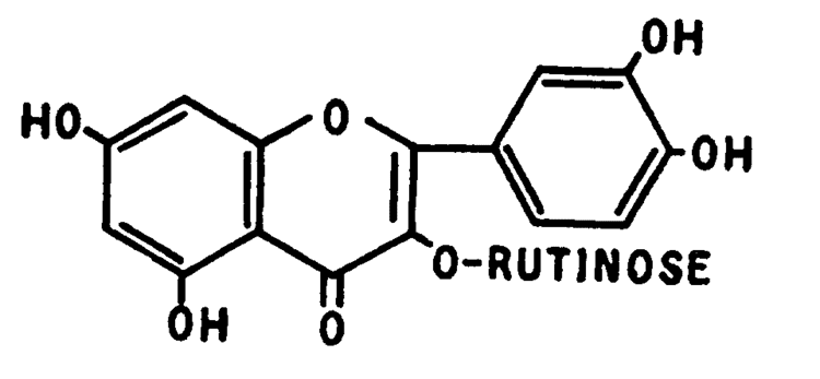 Rutinose Patent EP0648496A1 Therapeutic compositions for use in the