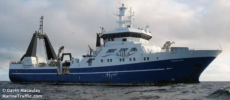 RV Tangaroa Vessel details for TANGAROA Trawler IMO 9011571 MMSI 512000058