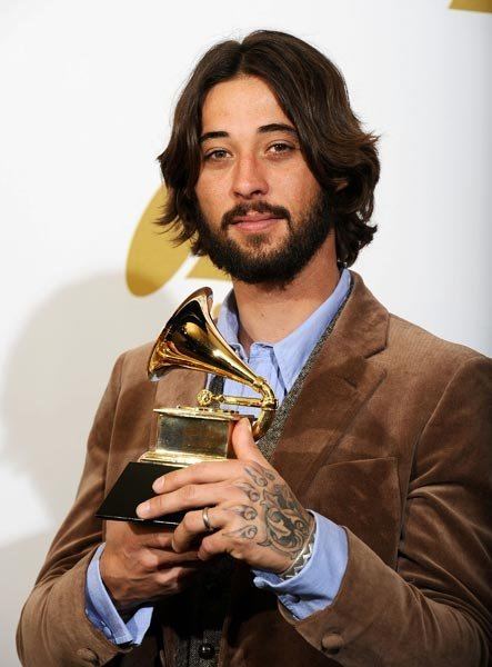 The tattooed hand of American country singer Ryan Bingham is seen as  News Photo  Getty Images