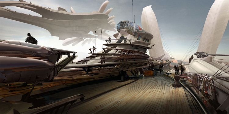 Ryan Church (concept artist) concept ships JOHN CARTER OF MARS concept spaceship art