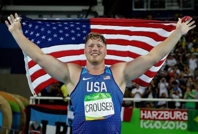 Ryan Crouser Olympics Track and Field Shot putter Ryan Crouser makes his famly