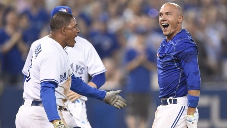 Ryan Goins Ryan Goins lifts Blue Jays with walkoff home run in 10th