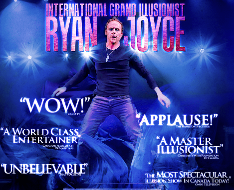 Ryan Joyce International Grand Illusionist Ryan Joyce