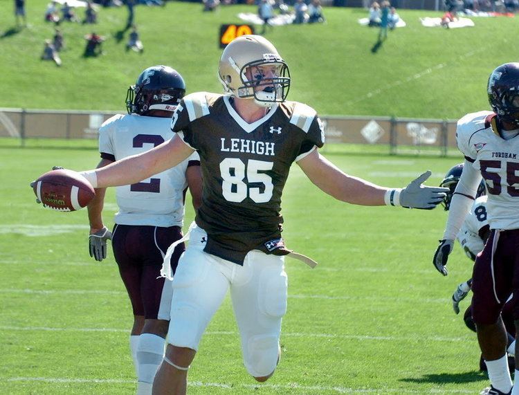 Ryan Spadola Wide receiver Ryan Spadola and Lehigh University stretch