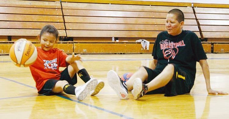 Ryneldi Becenti Former WNBA player gives back with free basketball camps Navajo Times