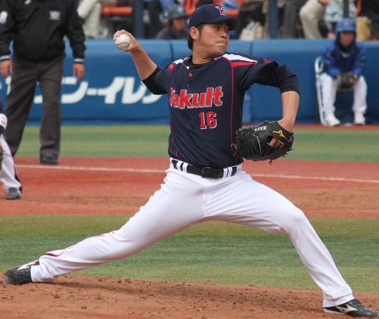 Ryohei Kiya File20140413 Ryohei Kiya pitcher of the Tokyo Yakult Swallows at