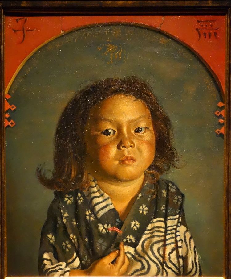 Ryūsei Kishida FileReiko Five Years Old by Ryusei Kishida 1918 oil on canvas