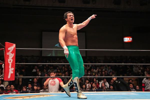 Ryusuke Taguchi Picture of Ryusuke Taguchi vs Ricochet NJPW Best of the