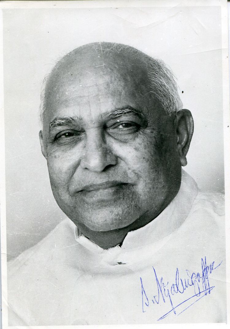 S. Nijalingappa India s Nijalingappa Chief Minister of Karnatakasigned